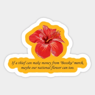 Hibiscus Rosa-Sinesis Sticker